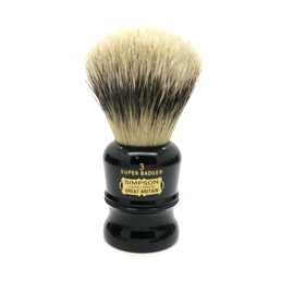 Duke 3 Super (Silvertip) Badger faux Ebony