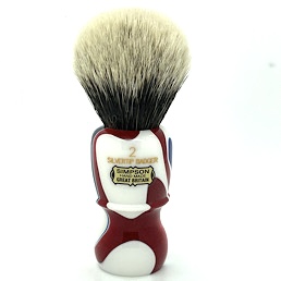 Limited Edition Captain 2 2 Band Silver Tip Badger Monarch Swirl