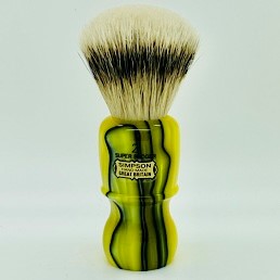 Captain 2 Super (Silvertip) Badger Medallion Yellow