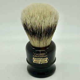 Christmas Special Edition Chubby 1 Super Silvertip Badger Dark Tortoiseshell