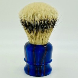 Limited Edition Chubby 1 Super (Silvertip) Badger Vivid Blue