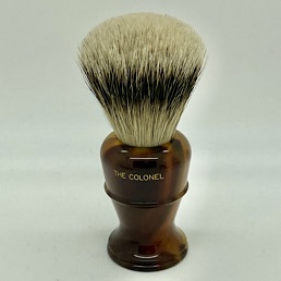 Christmas Special Edition Colonel X2L Super Silvertip Badger Faux Tortoiseshell 