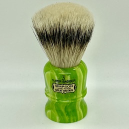 Christmas Special Edition Duke 3 Super Silvertip Badger Lime Swirl 