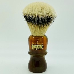 Emperor 3 Super (SIlvertip) Badger Faux Tortoiseshell 