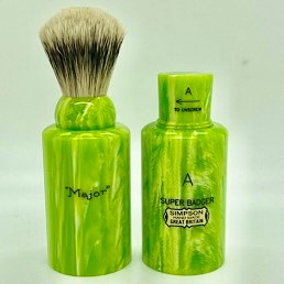 The Major M1 Super Silvertip Badger Lime Swirl