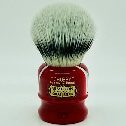 Limited Edition Chubby 1 Platinum Synthetic Fibre Monarch Swirl