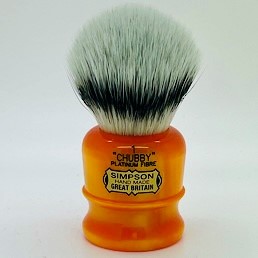 Limited Edition Chubby 1 Platinum Synthetic Fibre Sunspot Orange 