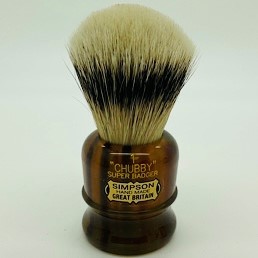 Chubby 1 Super (Silvertip) Badger Faux Tortoiseshell 