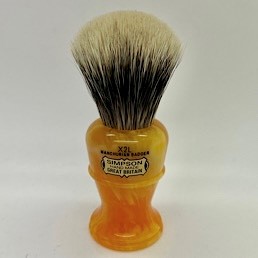 Limited Edition Colonel X2L Manchurian Badger Faux Amber 