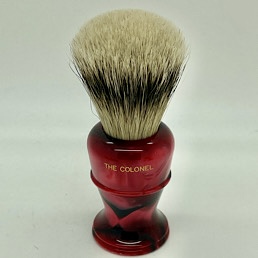 Christmas Special Edition Colonel X2L Super Silvertip Badger Faux Ruby