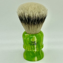 Christmas Special Edition Duke 3 Super Silvertip Badger Lime Swirl 