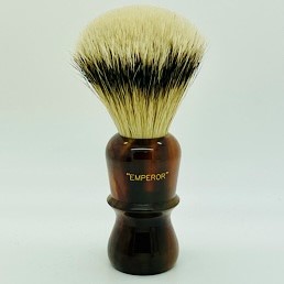 Emperor 3 Super (SIlvertip) Badger Faux Tortoiseshell 