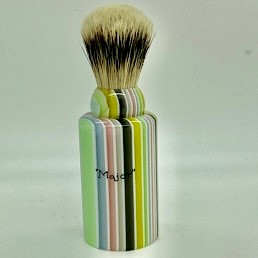 The Major M1 Super Silvertip Badger Candy Stripe