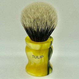 Christmas Special Edition Tulip T3 2 Band Silvertip Badger Medallion Yellow 