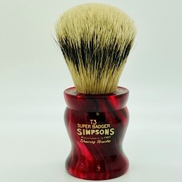 Limited Edition Tulip T3 Super (Silvertip) Badger  Faux Ruby 