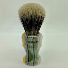 Limited Edition Colonel X2L Manchurian Badger Candy Stripe 